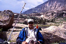 Resting at Lion Lake #1.