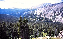 Thunder Lake and southern Wild Basin