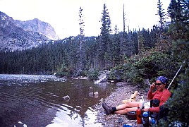 Lunch at Thunder Lake.